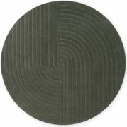 Koberec ARCURA tmavozelený kruh