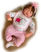 Reborn realistická bábika na hranie Laurinka 55 cm