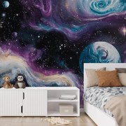 Fototapeta - Maľovaný vesmír (147x102 cm)