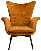 Tudor Velvet kreslo zlaté