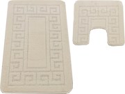 DY Kúpeľňová sada Montana s výrezom Ethnic Pearl White