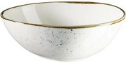 Mäser Oválna miska Pintar White modré bodky 22 x 19 cm, L