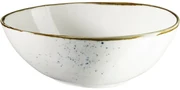 Mäser Oválna miska Pintar White modré bodky 22 x 19 cm, L