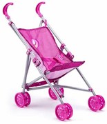 Woody Golfový kočík pre bábiky Jednorožec ružová, 57 x 48 x 25 cm
