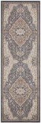Hanse Home, Behúň Terrain 105607 Orken Black Brown, 80x200, hnedá, obývacia izba