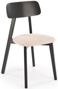 Stolička HYLO béžová/čierna