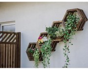 Polička Hexen mini čokoláda 48x20x42 cm