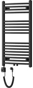 Mexen Ares, elektrické vykurovacie teleso 900 x 500 mm, 400 W, čierna, W102-0900-500-6400-70