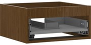 Mexen Box-A, závesná skrinka 50 cm, 1 zásuvka, orech, 91AX0-0500-235-1-86