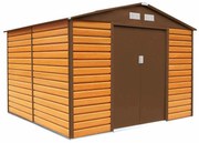 Záhradný domček 277 x 255 cm, hnedý