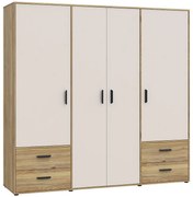 Skriňa Mokkaro Moks841-M802 Piesok/Dub Mauvella