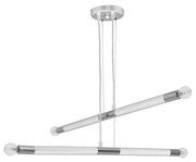 Luster na lanku BASTONE WHITE 4xE14/40W/230V