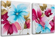 Obraz na plátne KVETY 2 dielny XOBDO152D2