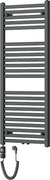 Mexen Hades, elektrické vykurovacie teleso 1200 x 500 mm, 600 W, čierna, W104-1200-500-2600-70