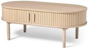 Dizajnový konferenčný stolík Palomino 120 cm biely dub