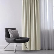 Zatemňovací záves blackout RESTILO krémový 140 x 245 cm sada 2 ks