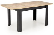 Jídelní rozkládací stůl Bagio 120/160 cm dub artisan/černý