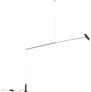 Redo 01-2695 - LED Stmievateľná stojacia lampa PICAS LED/12W/230V čierna