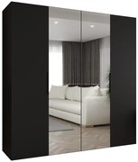 Skriňa Marbella II 200 čierna