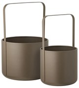 Kovové obaly na kvetináče v súprave 2 ks ø 24,5 cm Tule – House Nordic