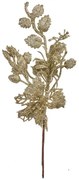Decorative Branch 27 Cm Gold Colored Plastic - 12*6*27 cm