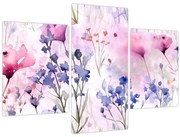 Obraz - Akvarelová lúka (90x60 cm)