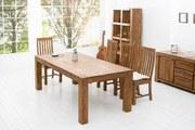 Jedálenský set - stôl z masívu Timber 200cm + 4 stoličky Timber masív