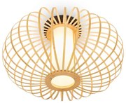 Briloner 3759011 - Stropné svietidlo 1xE27/10W/230V pr. 40 cm bambus