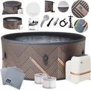 Nafukovacie Spa Bazén S Hydromasážou Relaxovaná Vyhrievaná Voda Mono Max Wifi 8os