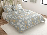 Bavlnené obliečky HOLLY REST sivé Rozmer obliečky: 70 x 90 cm | 140 x 200 cm