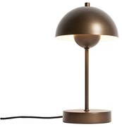 Retro stolná lampa tmavo bronzová - Magnax Mini