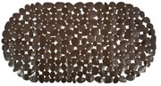 Spirella Protišmyková podložka do vane GALETS, hnedá, 99 x 39 cm