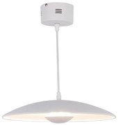 Candellux LED Luster na lanku LUND LED/14,5W/230V biela CA0582