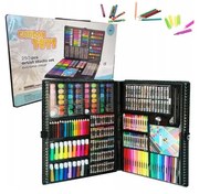 Výtvarná sadá na maľovanie pre deti 250 ks čierna