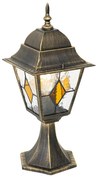 Vintage vonkajšia lampa svietnik starožitné zlato 45 cm - Antigua