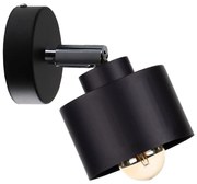 Nástenné bodové svietidlo SIMPLY BLACK 1xE27/60W/230V