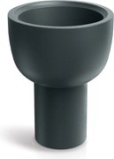 Kvetináč Moltas Nádoba 40 cm grafitový