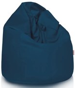 Plyšový sedací vak SAKO tmavomodrý