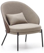 Svetlohnedé kreslo Eamy – Kave Home