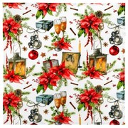 Bellatex Obrus Vianoce hviezda, 50 x 50 cm, 50 x 50 cm