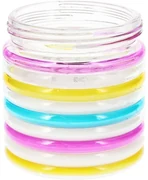 Repelentná sviečka Citronella Stripes, 780 g, 11 v 12 cm, ružová