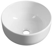 Sapho Sapho, EMMI keramické umývadlo na dosku, priemer 33cm, biela, TU0077