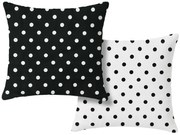 Súprava 2 ks dekoračných povlakov na vankúš COLAM GREY 45x45 cm, sivá