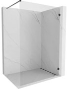 Mexen Lunar sprchová stena pravá 50 x 200 cm, 8mm číre sklo, čierna matná, 830-050-000-70-00-P