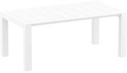 VEGAS 180 záhradný rozťahovací stôl white