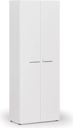Kancelárska skriňa s dverami PRIMO WHITE, 800 x 420 x 2128 mm, biela
