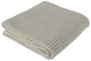 Svetlosivá bavlnená detská deka Baby Ecru Lee, 90 × 90 cm