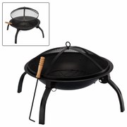 Záhradný gril vo forme krbu