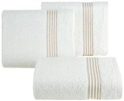 BAVLNENÝ UTERÁK LILA 30X50 CM BIELA