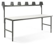 Dielenský stôl Cargo, 2400x750 mm, horná polica